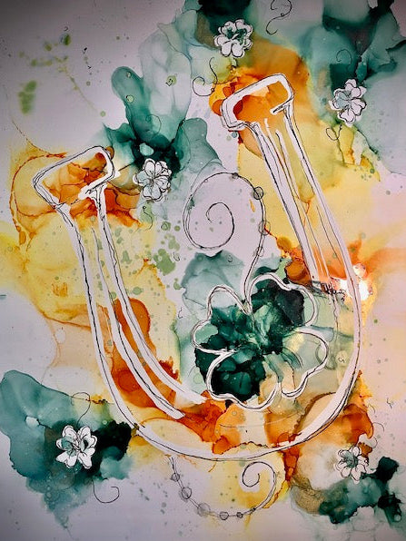 Alcohol Ink and Micron Pen