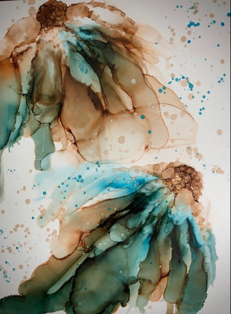 Alcohol Ink and Micron Pen